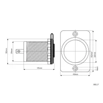 SIGARETISÜÜTAJA PESA UPUTATAV 12V/24V MAX 15A KANDILINE CARMOTION