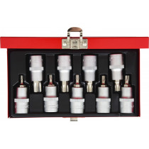 9-OS.1/2" TORX PADRUNOTSIKUTE KOMPL. T20-T60, METALLKARP KS TOOLS