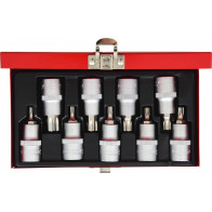 9-OS.1/2" TORX PADRUNOTSIKUTE KOMPL. T20-T60, METALLKARP KS TOOLS