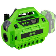 20V/12V AKUKOMPRESSOR, MAX 380L/MIN, MAX 11BAR, HARJAVABA, +2,0AH AKU JBM*