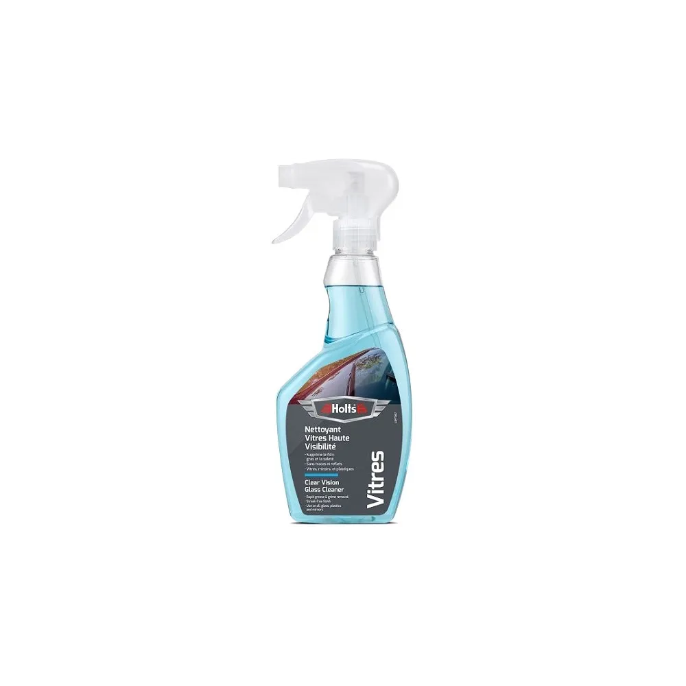 HOLTS CLEAR VISION GLASS CLEANER KLAASIPUHASTUSVEDELIK 500ML/PIHUSTI