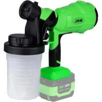 20V AKU VÄRVIPRITS/VÄRVIPÜSTOL 900ML, 2,5MM DÜÜS, +2,0AH AKU JBM