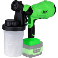 20V AKU VÄRVIPRITS/VÄRVIPÜSTOL 900ML, 2,5MM DÜÜS, +2,0AH AKU JBM