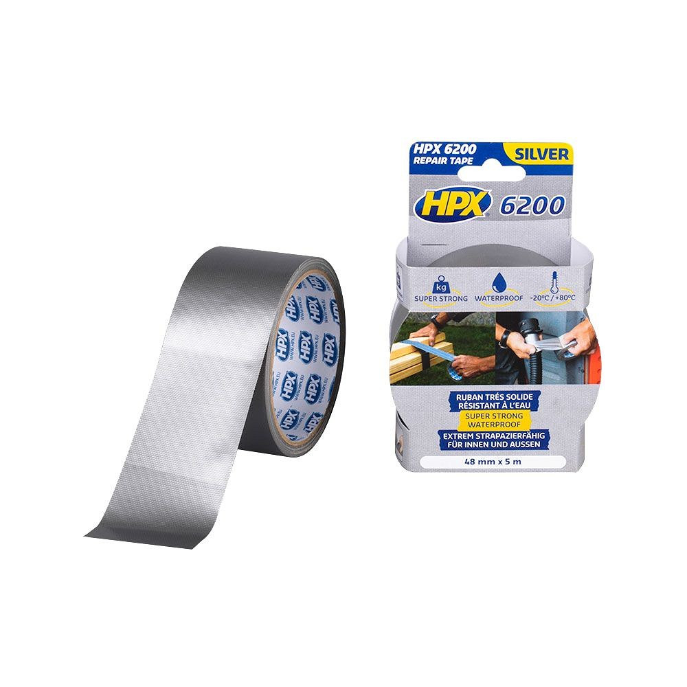 TEIP NIISKUSKINDEL 6200 48MM/5M HÕBE SUPER HPX