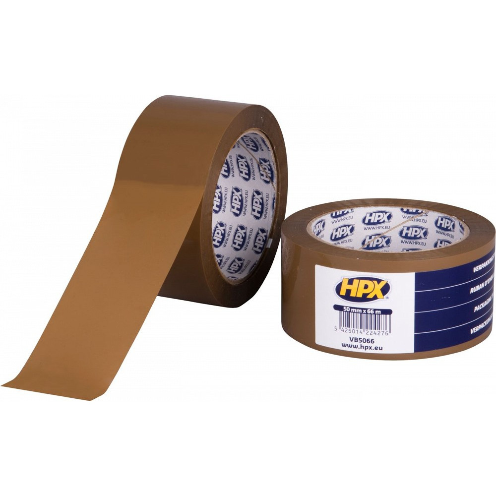 PAKKETEIP PRUUN 50MM/66M HPX