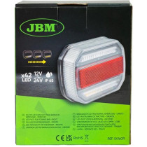 LED TAGATULI PAREM 12/24V, NUMBRITULIGABARIIT/PIDURI/SUUNATULI (DÜNAM.) JBM