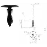 TÜÜBEL POLSTRILE 6-8,5MM 1TK DOBMAR