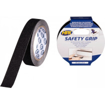 LIBISEMISVASTANE TEIP (TREPID, SISE-VÄLISTINGIMUSTESSE) 9600 25MMX5M MUST HPX