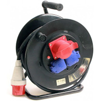 POOLIL PIKENDUSJUHE 230V & 400V/20M 5X2,5MM2 KUMMIKATTEGA 16A, IP44