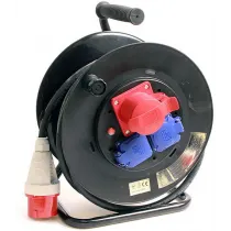 POOLIL PIKENDUSJUHE 230V & 400V/20M 5X2,5MM2 KUMMIKATTEGA 16A, IP44