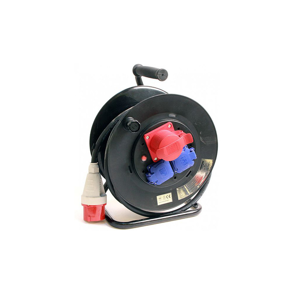 POOLIL PIKENDUSJUHE 230V & 400V/20M 5X2,5MM2 KUMMIKATTEGA 16A, IP44