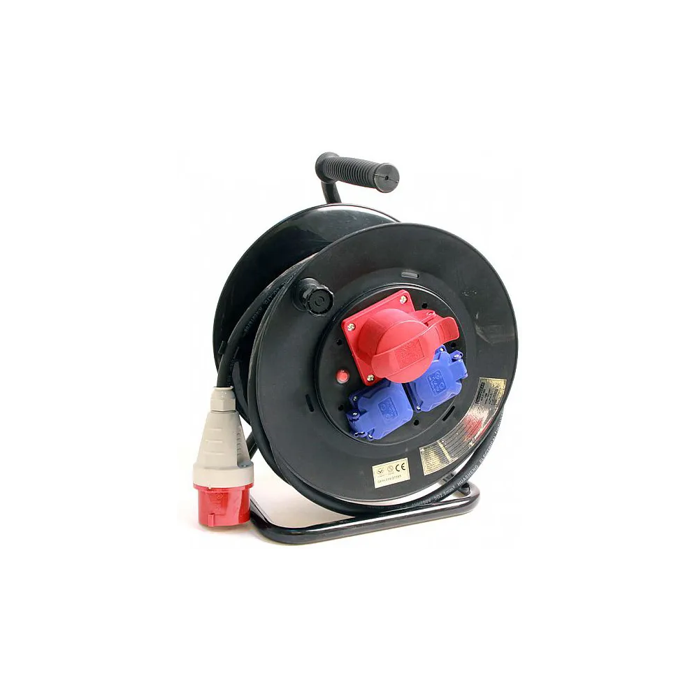POOLIL PIKENDUSJUHE 230V & 400V/20M 5X2,5MM2 KUMMIKATTEGA 16A, IP44