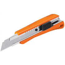 Retractable knife plastic CUT-6 with 3pcs 18mm blades Truper®