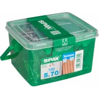 TERRASSIKRUVI 5X70 RST, T25, 4CUT LÕIKEOTS (150TK) MADE IN GERMANY SPAX
