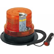 KOLLANE VILKUR 12/24V LED, 3-PUNKTKINNITUS/MAGNET, TOIDE SIG. SÜÜTAJAST Ø130X90MM