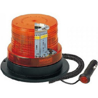 KOLLANE VILKUR 12/24V LED, 3-PUNKTKINNITUS/MAGNET, TOIDE SIG. SÜÜTAJAST Ø130X90MM