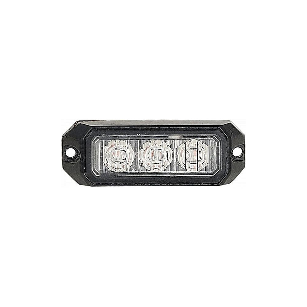 STROBO VILKUR KOLLANE 3-LED 12/24V R10 80X28MM