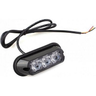 STROBO VILKUR KOLLANE 3-LED 12/24V R65 R10 110X40MM