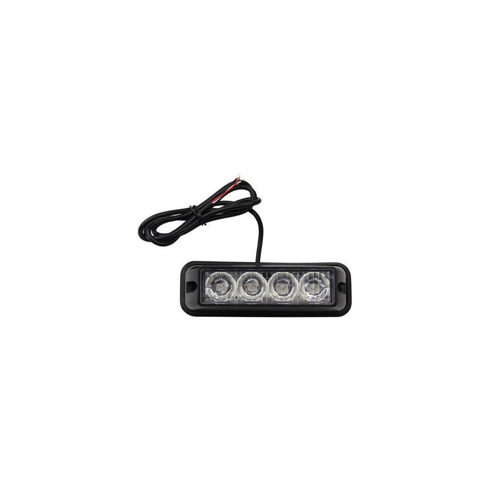 STROBO VILKUR KOLLANE 4-LED 12/24V R65 R10 120X45MM