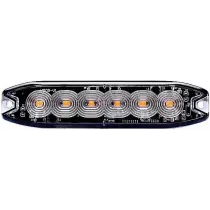 STROBO VILKUR KOLLANE 6-LED 12/24V, MADAL 130X30X7MM