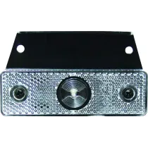 ESISEINA TULI VALGE LED 24V SCHMITZ 95X31MM KINNITUSJALAGA