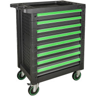 TÖÖRIISTAKÄRU TÜHI "8 BLACK-GREEN" 8-SAHTLIT (VÕRDSE KÕRGUSEGA) JBM