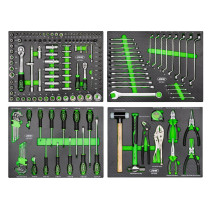 TÖÖKOJA TÖÖKOHA 18-MOODULIT TÖÖRIISTADEGA “MULTIORDER+TOOLS”, MUST/ROH JBM