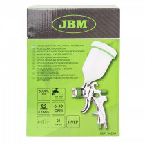 ÜLAPAAGIGA VÄRVIPÜSTOL/VÄRVIPRITS "PRO SPRAY GUN" 1,4MM, 600ML, HVLP JBM