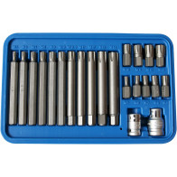 22-OS. 10MM(3/8") RIBE-TORX OTSIKUTE KOMPL. PIKK/LÜH M5-M14 TRIUMF