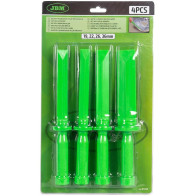 4-OS. PUHASTUS-EEMALDUSTÖÖRIISTADE KOMPLEKT NAILONPLASTIST 19-22-25-38MM, PIKKUS 273MM JBM