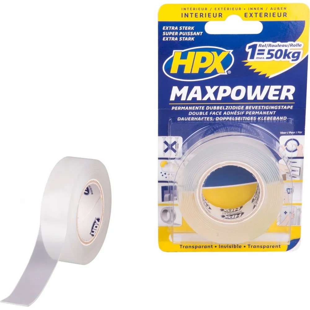 KAHEPOOLNE AKRÜÜLTEIP LÄBIPAISTEV MAX POWER 3000 19MMX2M HPX