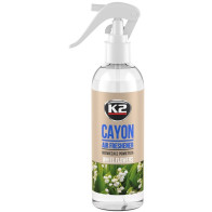 K2 CAYON WHITE FLOWERS ÕHUVÄRSKENDAJA 250ML/PIHUSTI