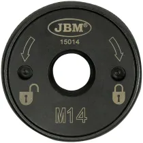 UNIVERSAALNE LUKUSTUSMUTTER M14 125-150-230MM NURKLIHVIJATELE, VÕTMEVABA JBM