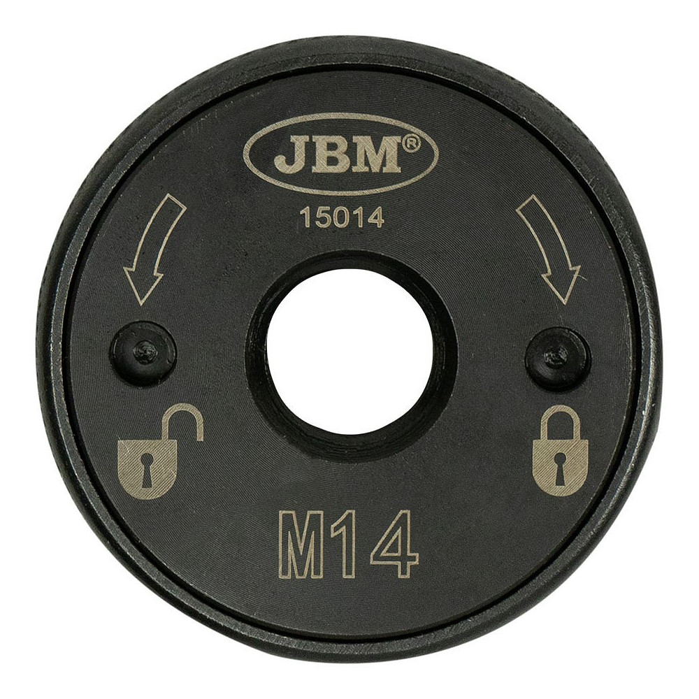 UNIVERSAALNE LUKUSTUSMUTTER M14 125-150-230MM NURKLIHVIJATELE, VÕTMEVABA JBM