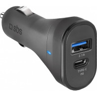 SIGARETIPESA 12V 15W USB-C 3A + USB-2.1.A (LAADIJA PESA)