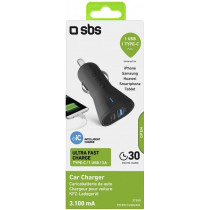 SIGARETIPESA 12V 15W USB-C 3A + USB-2.1.A (LAADIJA PESA)