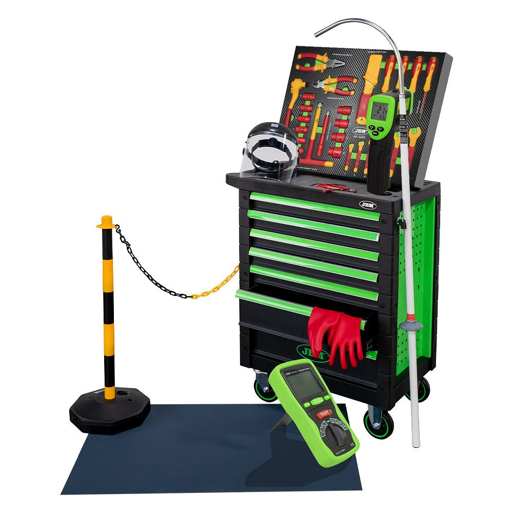 36-OS. TÖÖRIISTAKÄRU VDE TÖÖRIISTADEGA "ELECTRIC/HYBRID CARS" JBM*