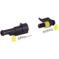 SUPERSEAL 1-PIN PISTIKUPESA + PISTIK 12-24V 15A IP67 CARMOTION