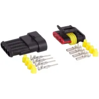 SUPERSEAL 4-PIN PISTIKUPESA + PISTIK 12-24V 15A IP67 CARMOTION