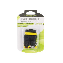 SUPERSEAL 6-PIN PISTIKUPESA + PISTIK 12-24V 15A IP67 CARMOTION