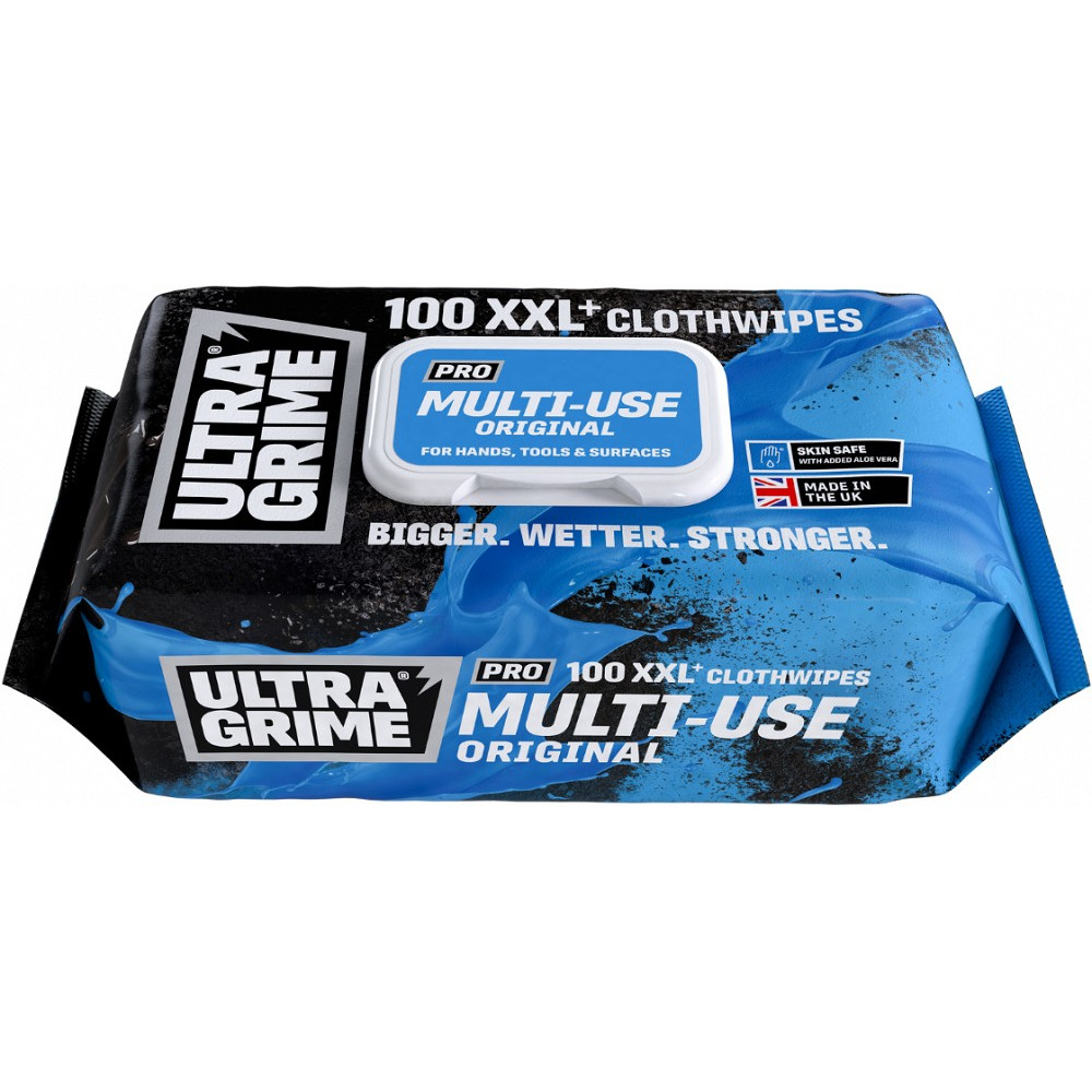 ULTRAGRIME PRO MULTIUSE UNIVERSAALSED PUHASTUSLAPID 100TK/PAKK