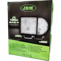 TÖÖTULI KANDILINE 1450LM, 135X117MM HAJUTATUD, 10-40V, IP68 JBM