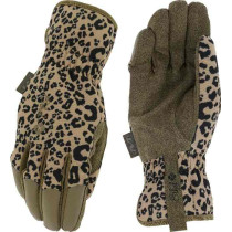 Women´s gloves Ethel Garden Leopard Tan, size S