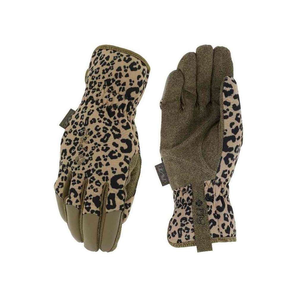 Women´s gloves Ethel Garden Leopard Tan, size S