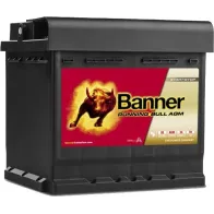 BANNER AKU RUNNING BULL AGM 50AH 210X175X190 B13 - + 540A