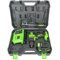 20V AKUTRELLI KOMPLEKT PUUR-LÖÖK-KRUVI, 0-13MM, 150NM, HARJAVABA, LED, +AKU+LAADIJA JBM*