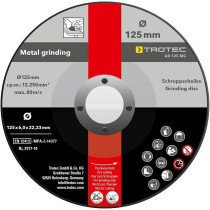 11-OS. ABRASIIVKETASTE KOMPLEKT METALLILE JA KIVILE 125MM TROTEC