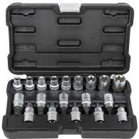 19-OS. 1/2" TORX OTSIKUTE E-PADRUNITE KOMPL. T30-T70, E10-E24 JBM*