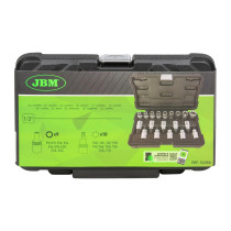 19-OS. 1/2" TORX OTSIKUTE E-PADRUNITE KOMPL. T30-T70, E10-E24 JBM*