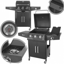 GAASIGRILL 3+1 PÕLETIT 11,6KW GEKO